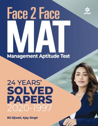 Face to Face Mat with 23 Years Solved Papers 2021 Mat Book for MBA